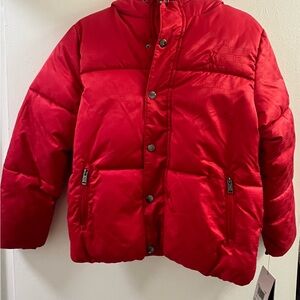 Jordan Kids Bold Red Puffer Jacket